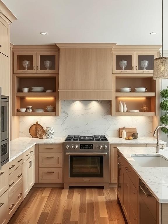 U Shape Modular Kitchen